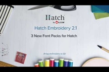 Hatch 2.1 – 3 New Add-on Font Packs